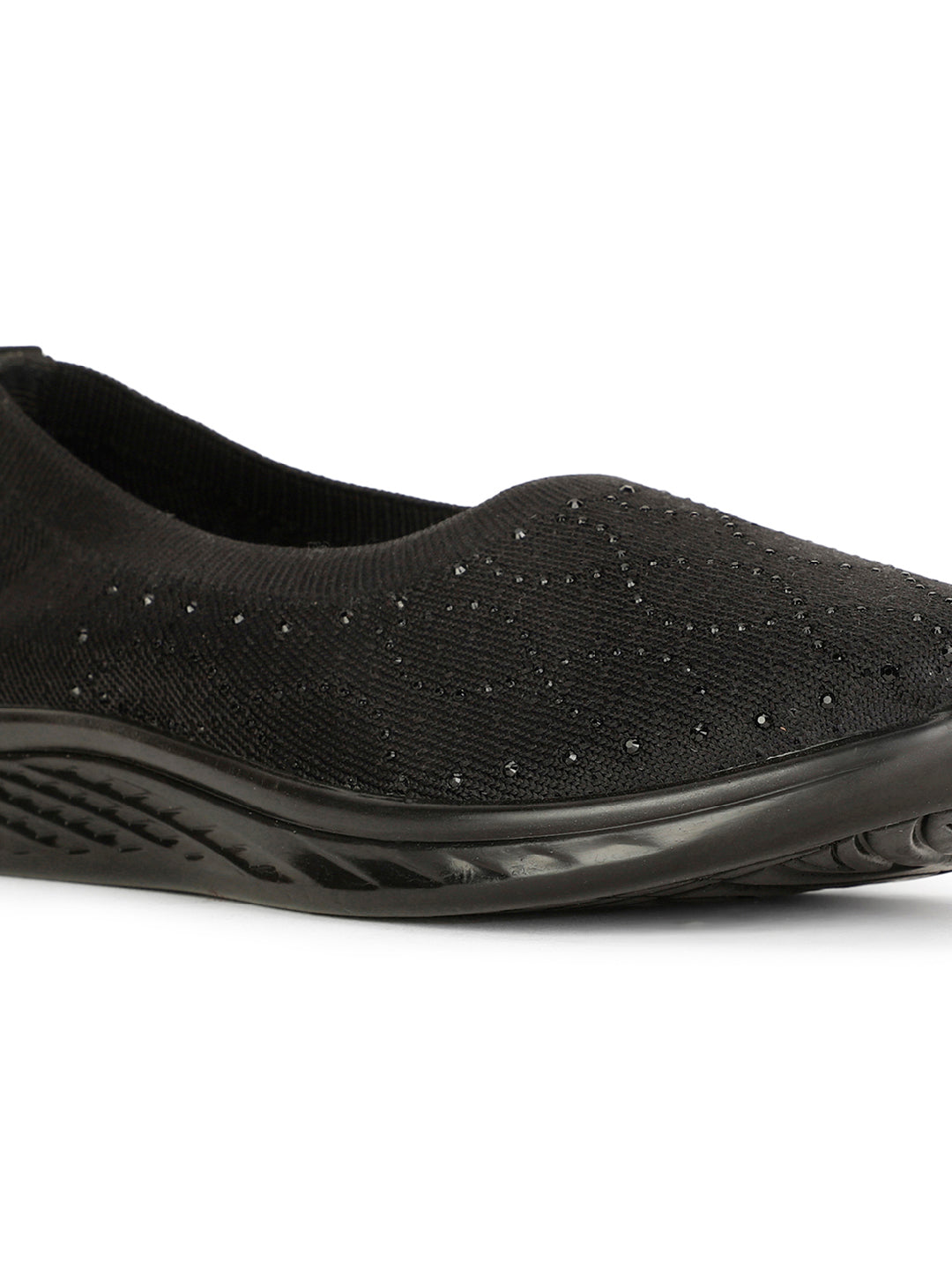 Bata Women Black Casual Slip-on Shoes - Black - View 5