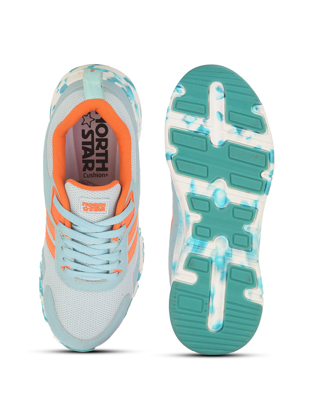 North Star Women's Light Green Casual Lace-up Sneakers - Light Green