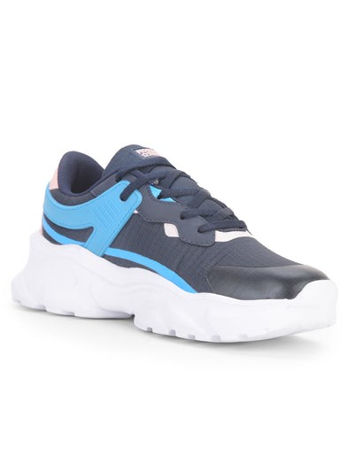 North Star Women's Navy Casual Lace-up Sneakers - Navy