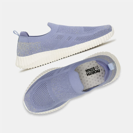 North Star Women Purple Casual Slip-on Shoes
