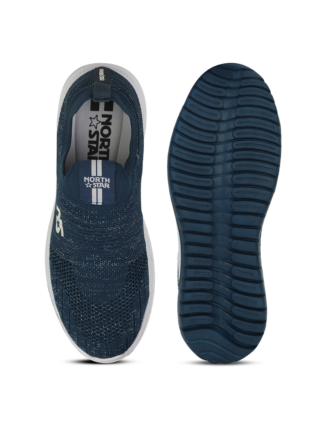 North Star Women's Blue Casual Slip-on Shoes - Blue