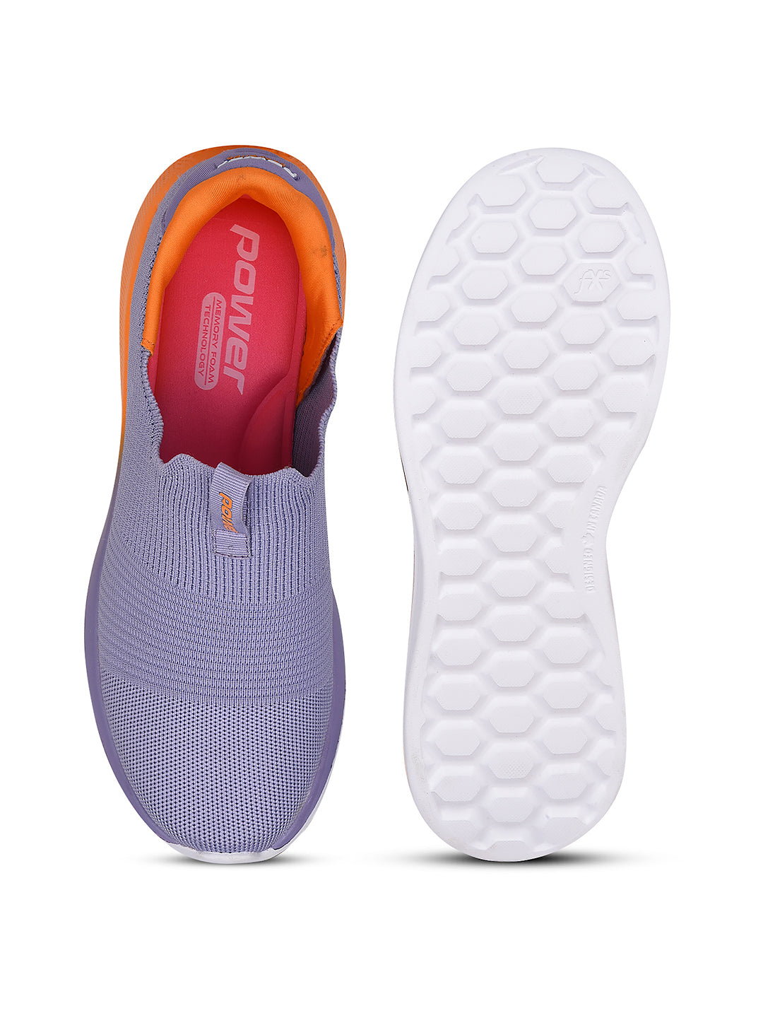 Power Women Purple Slip-on Sports Shoes - Purple - View 4