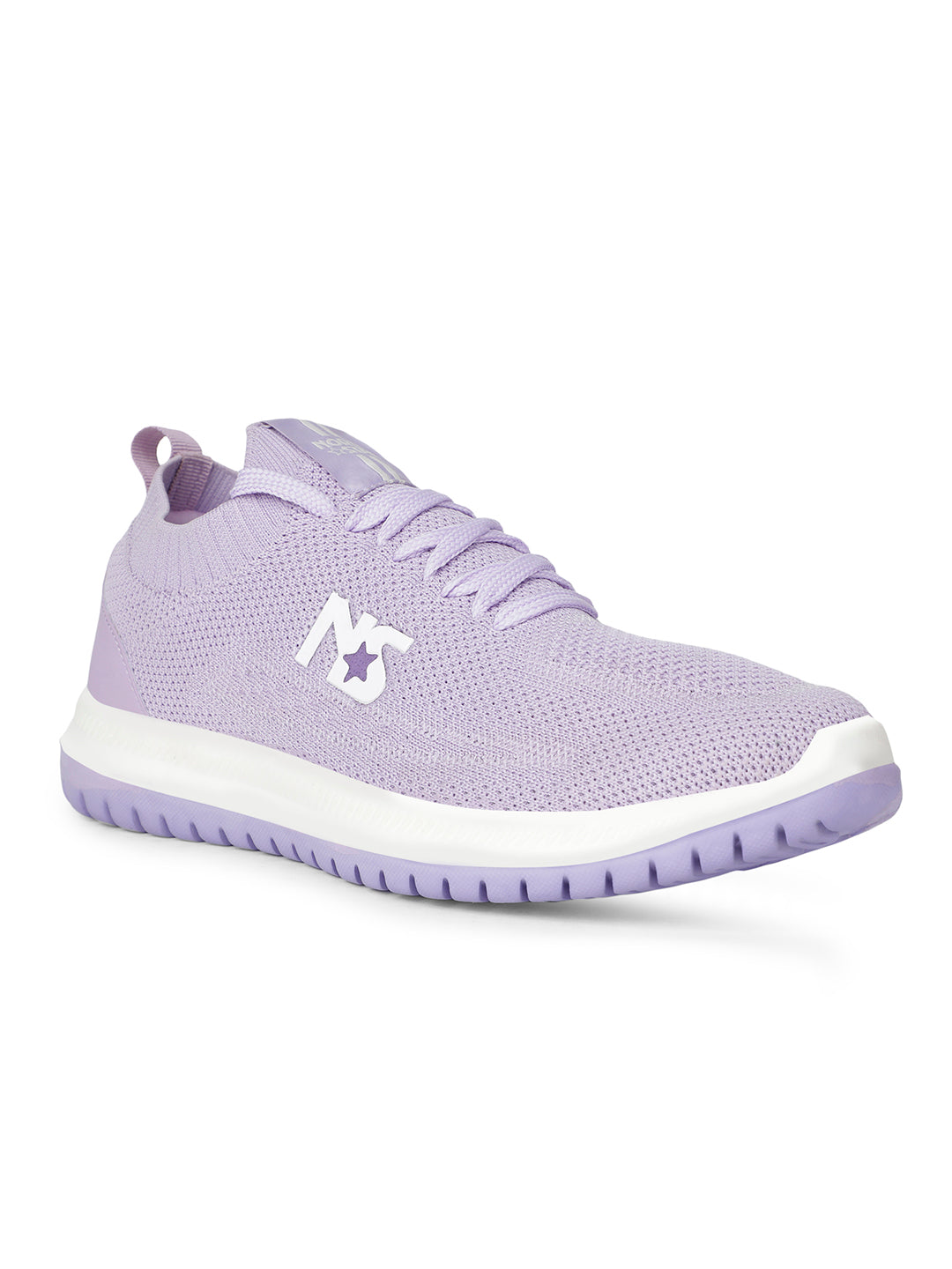 North Star Women Purple Casual Lace-up Shoes - Purple - View 1