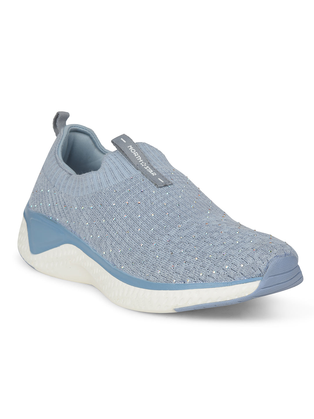 North Star Women Blue Casual Slip-on Shoes - Blue - View 1