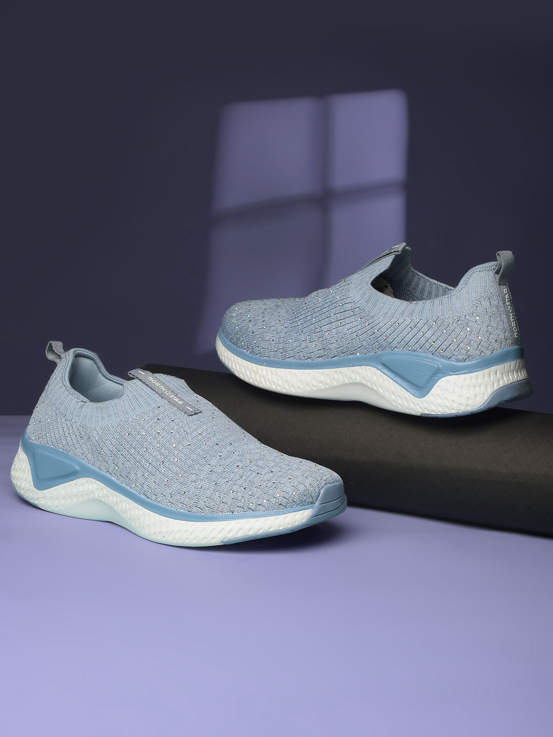 North Star Women Blue Casual Slip-on Shoes - Blue - View 6