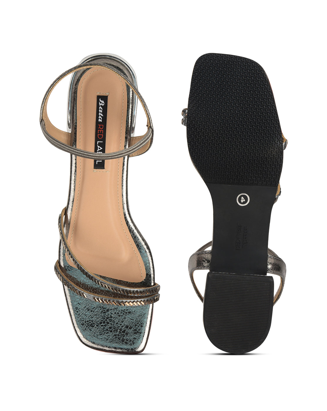 Bata Women Grey Casual Flat Sandal - Grey - View 4