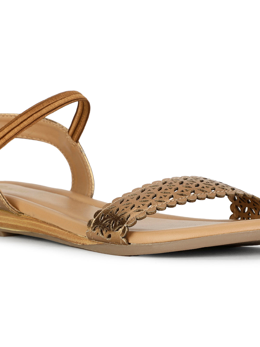 Bata Women Brown Casual Flat Sandal - Brown - View 5