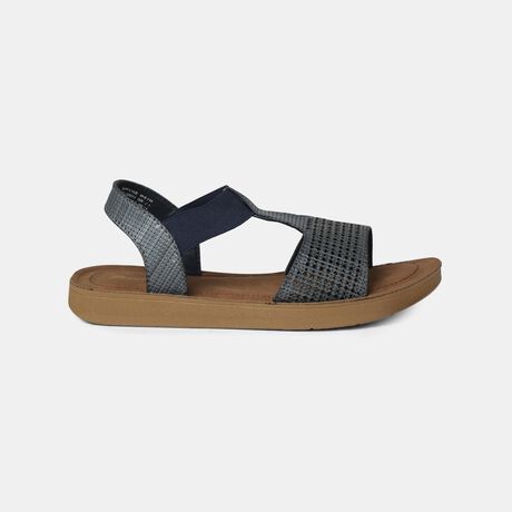 Bata Women Blue Casual Flat Sandal