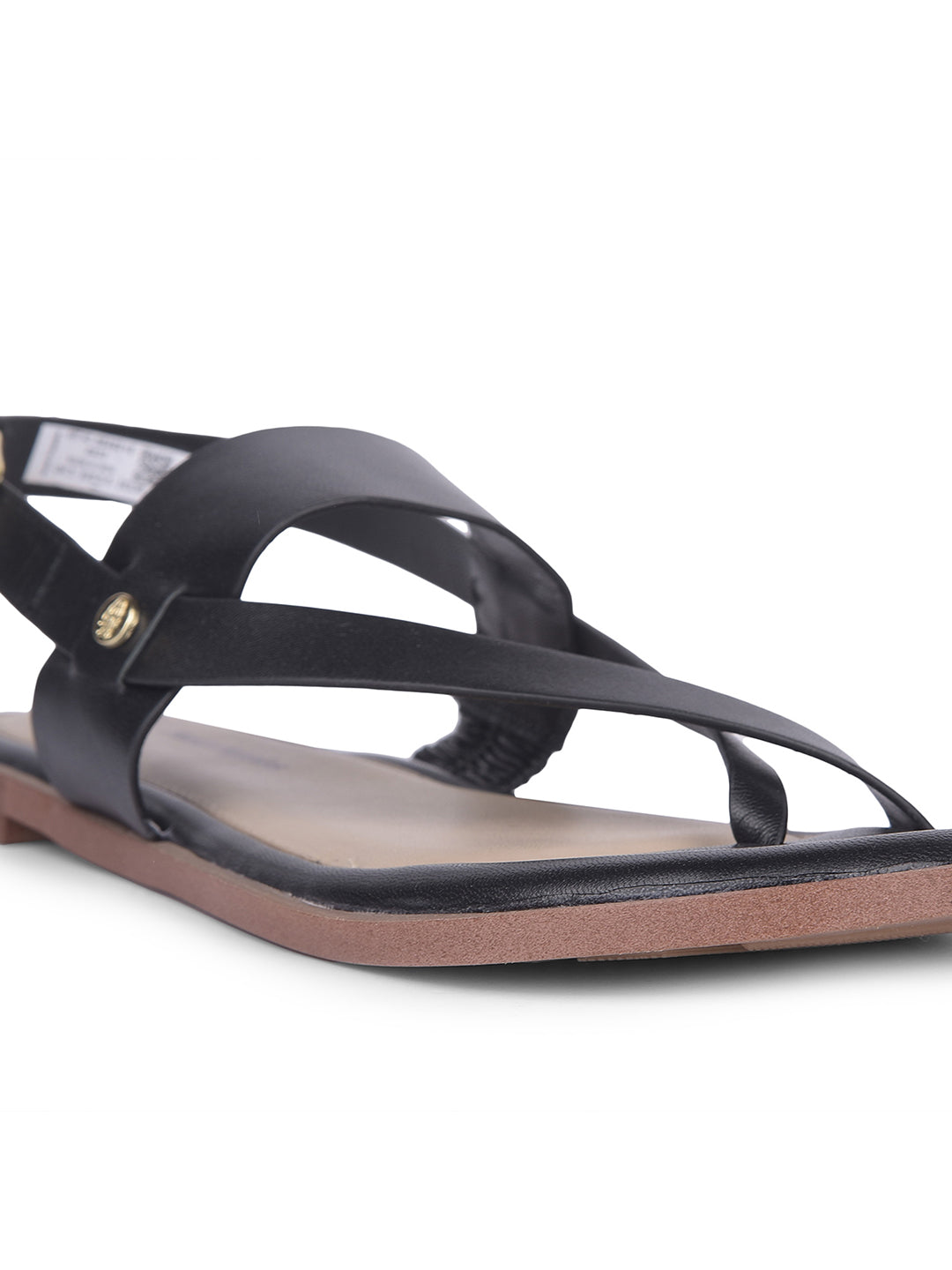 Hush Puppies Women Toe-Ring Flat Sandal - Black - View 5
