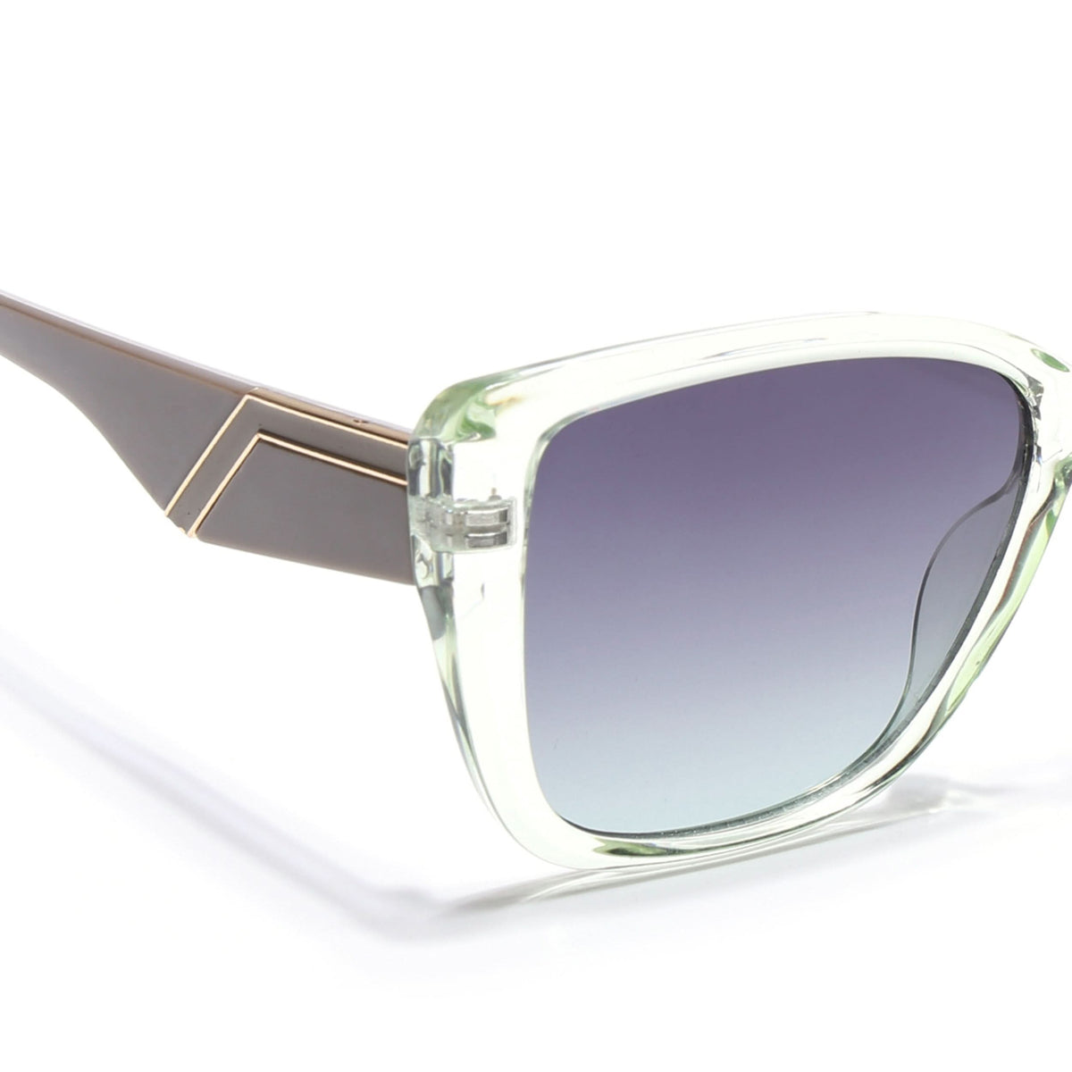 Eyejack Green Cateye Sunglasses for Men and Women - Style 1264 - view 4