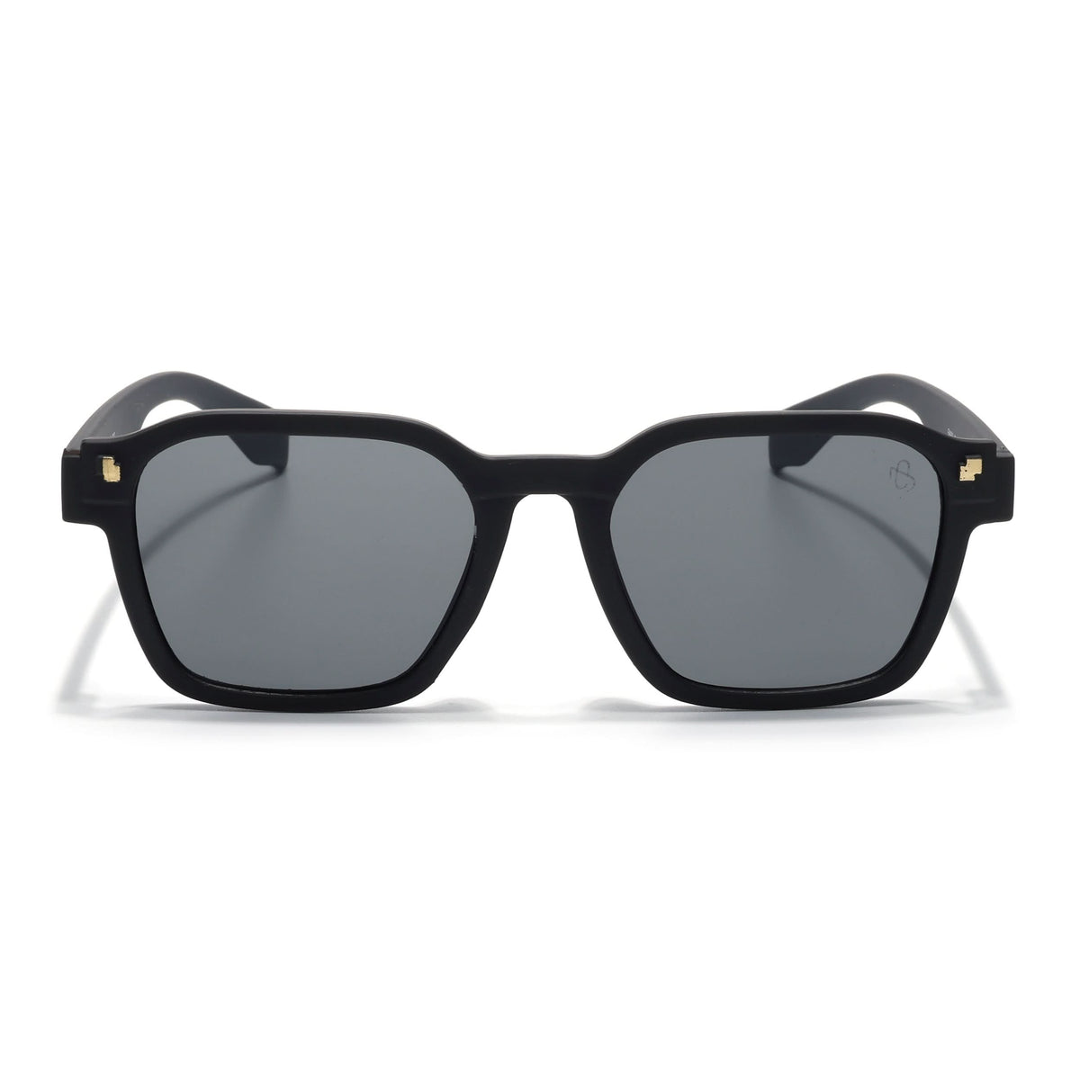 Eyejack Black Square Sunglasses for Men and Women - Style 1044 - view 3