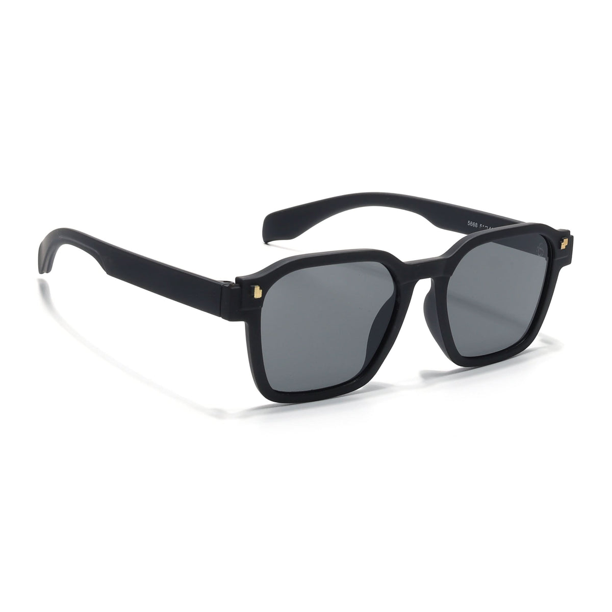 Eyejack Black Square Sunglasses for Men and Women - Style 1044 - view 2