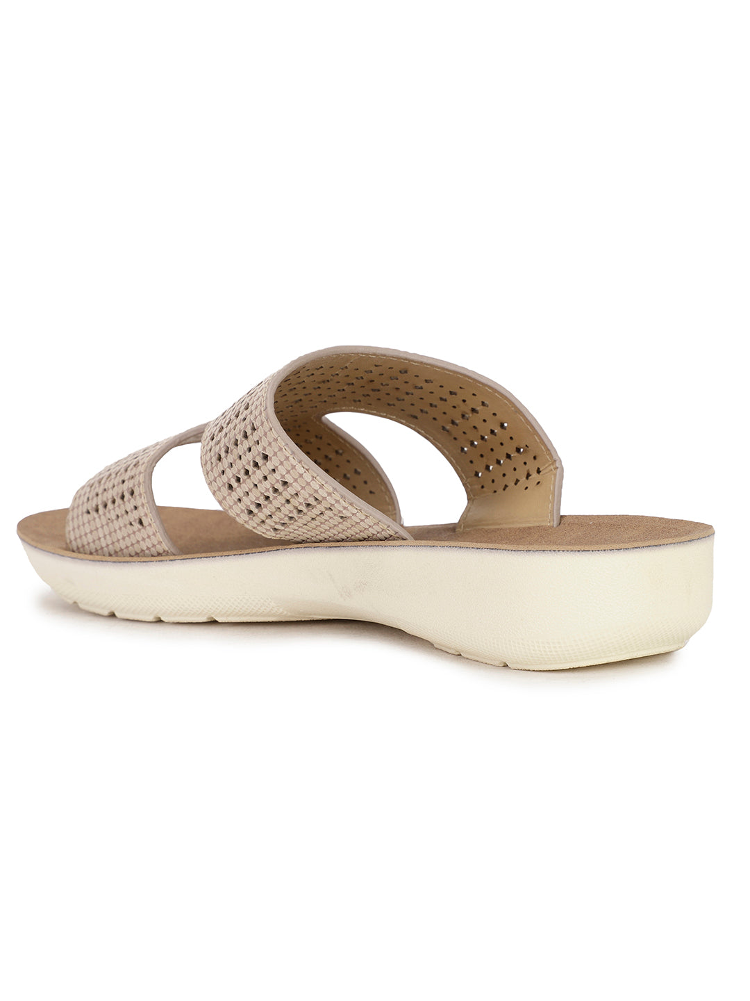 Bata Women's Natural Wedge Heel Mule Sandals - Natural