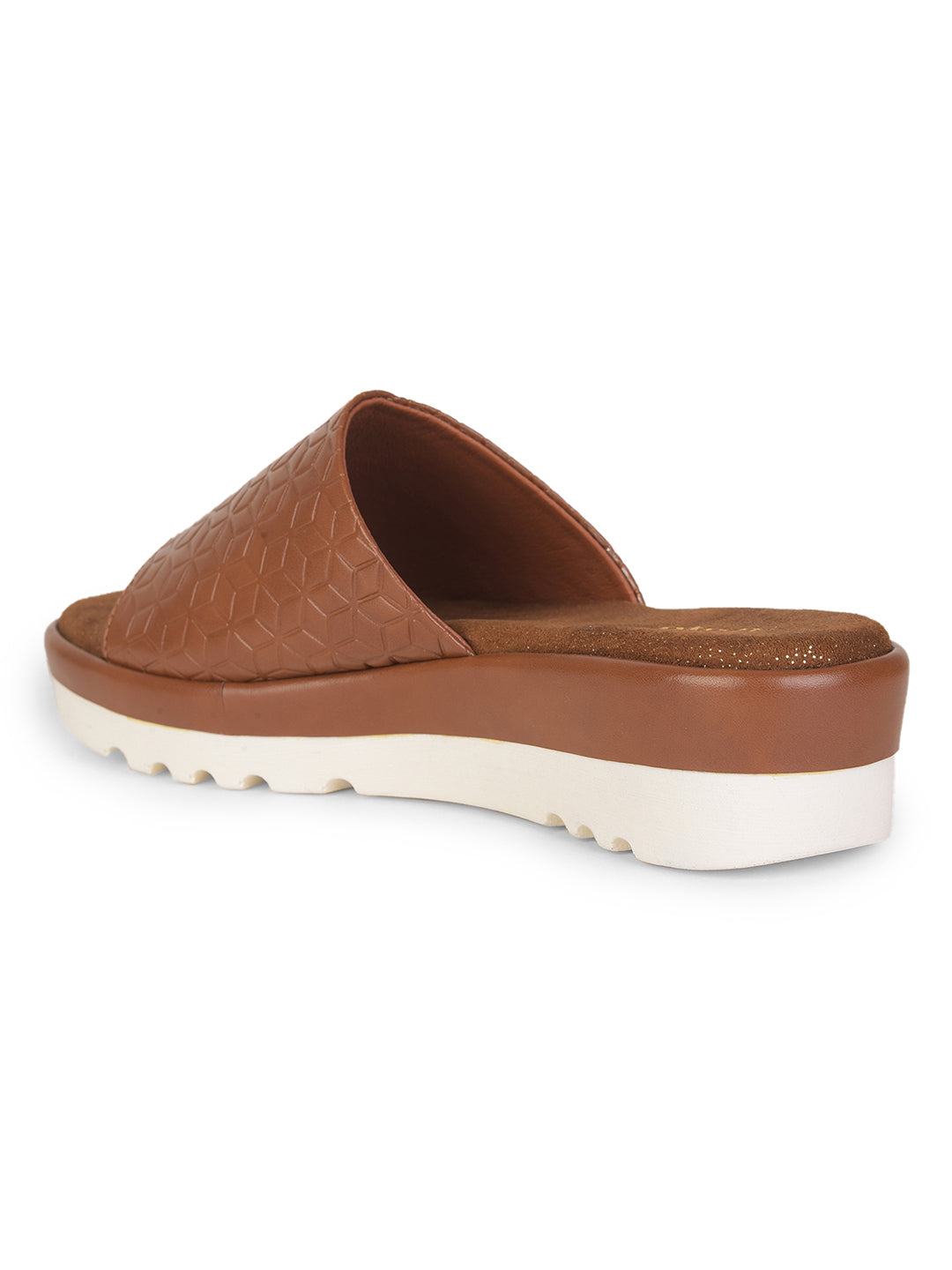 Bata Women's Tan Wedge Heel Mule Sandals - Tan