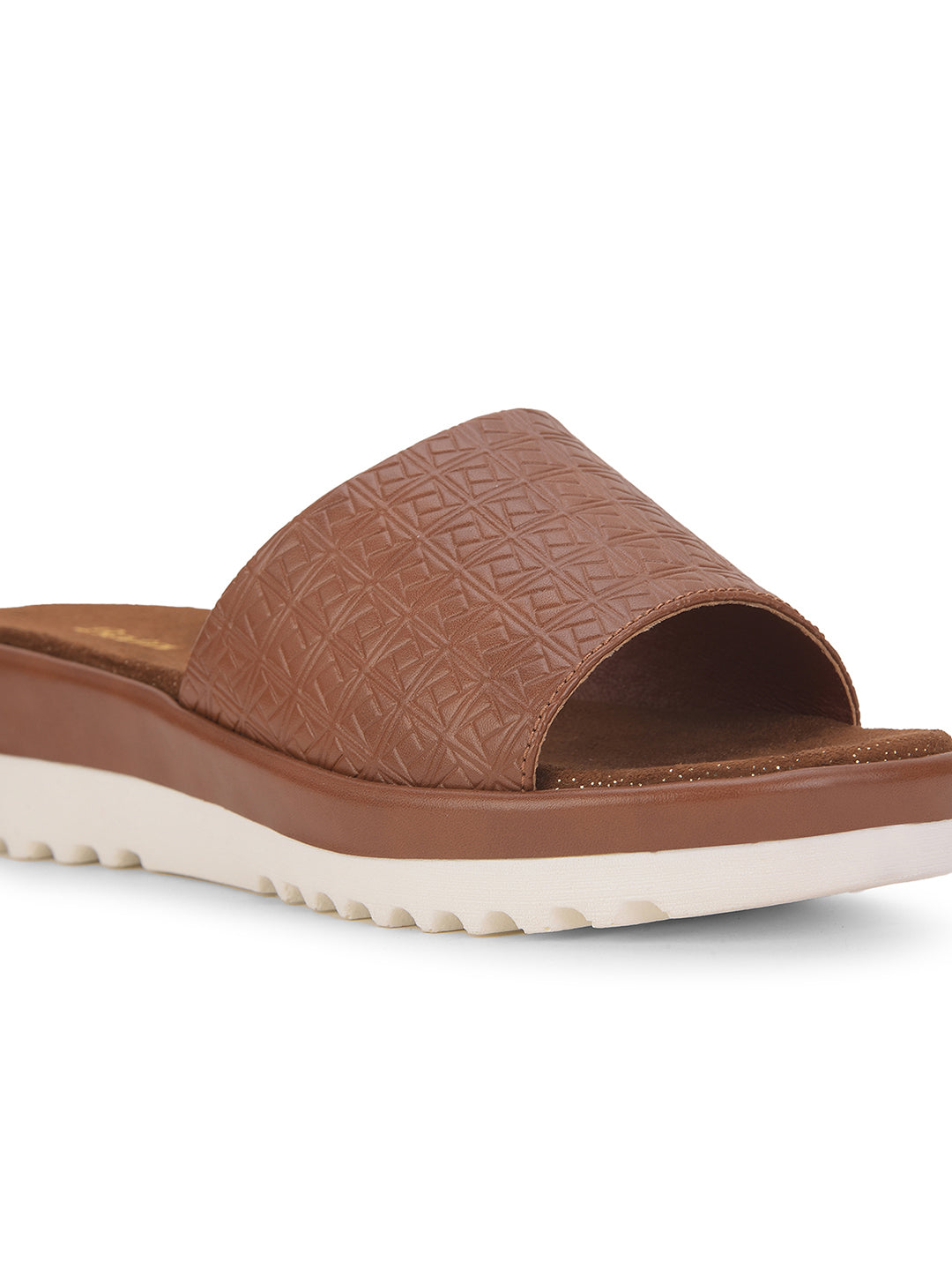 Bata Women's Brown Wedge Heel Mule Sandals - Brown