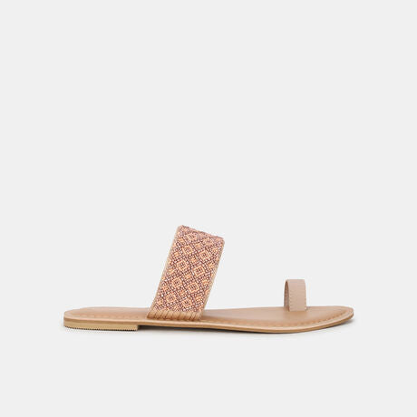 Marie Claire Women Pink Casual Toe Ring Flats