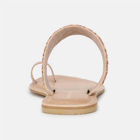 Marie Claire Women Pink Casual Toe Ring Flats