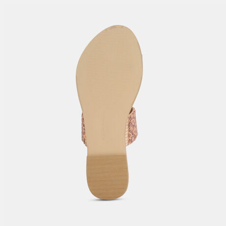 Marie Claire Women Pink Casual Toe Ring Flats