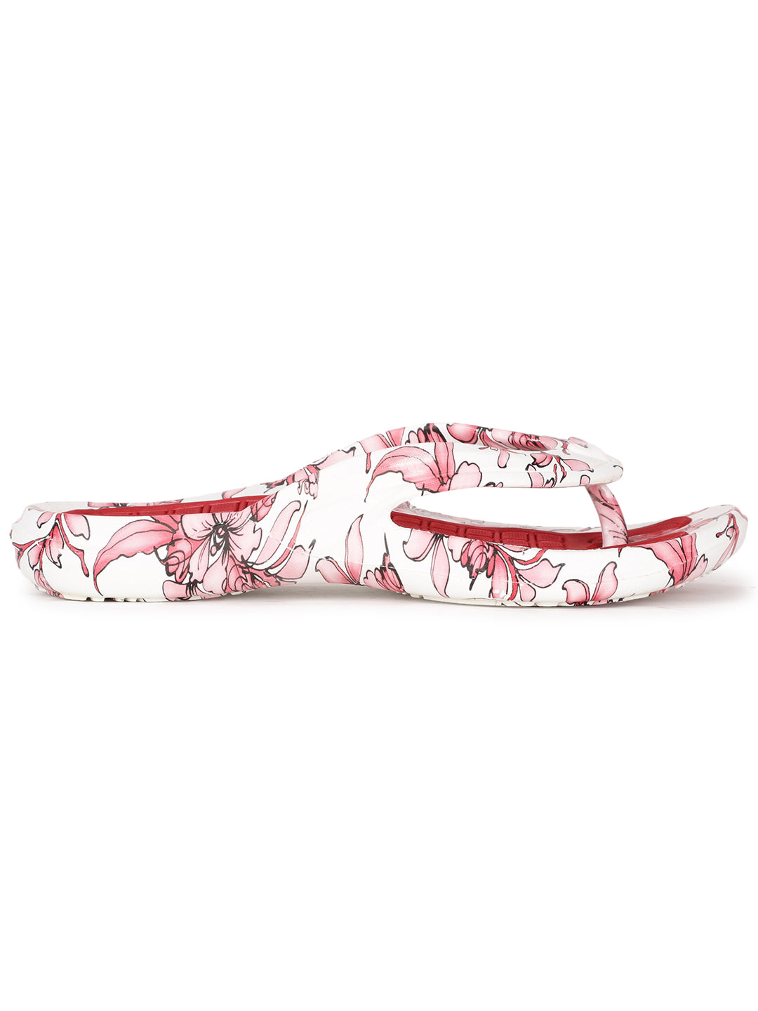 Bata Women Red Casual Flip-Flop - Red - View 2