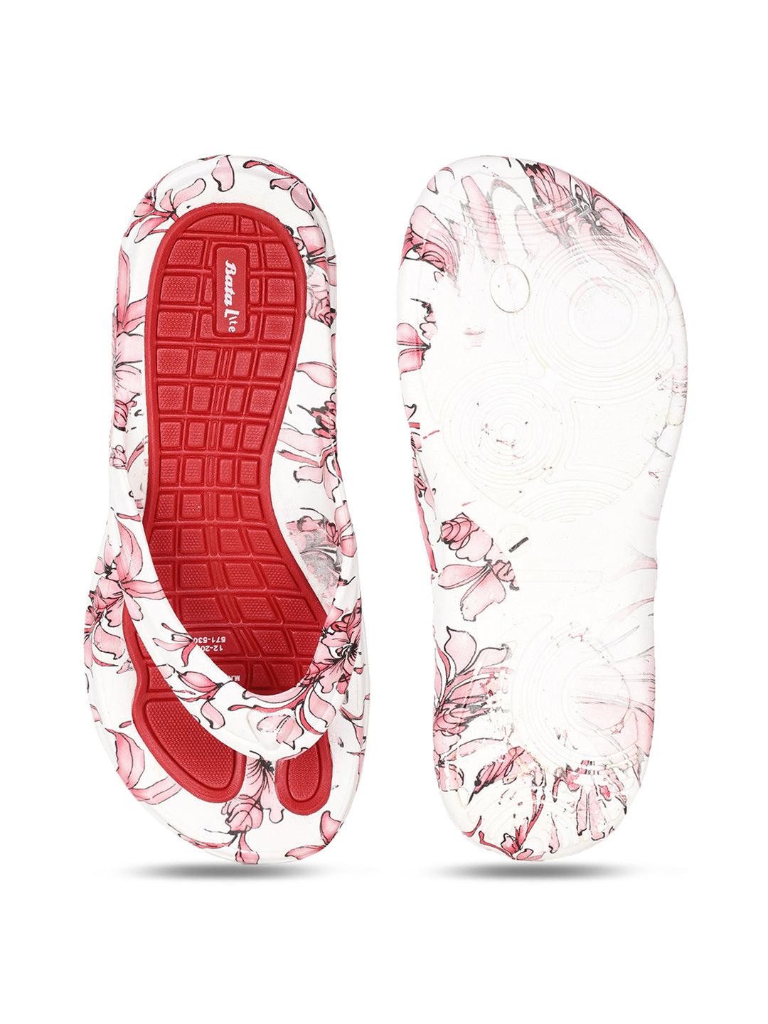 Bata Women Red Casual Flip-Flop - Red - View 4