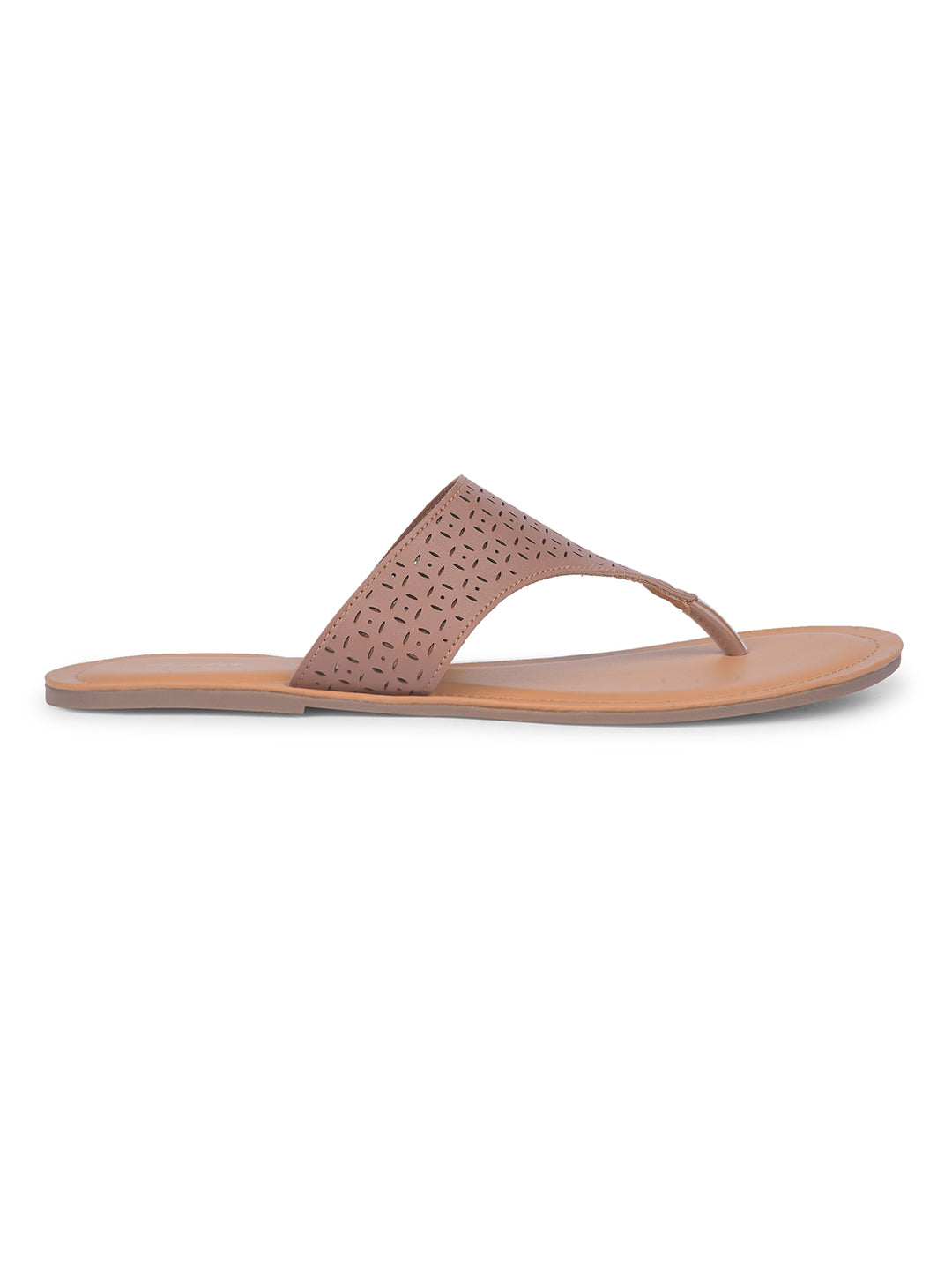 Bata Women Casual Thong Flats - Pink - View 2