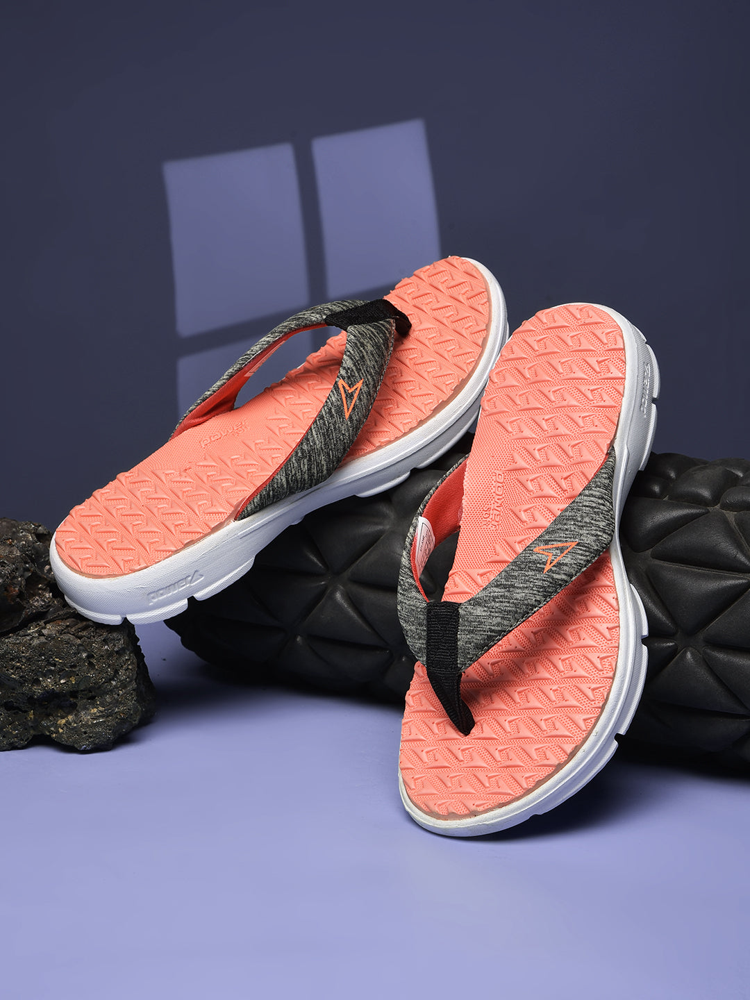 Power Women's Neon Pink Casual Flip-Flops - Neon Pink