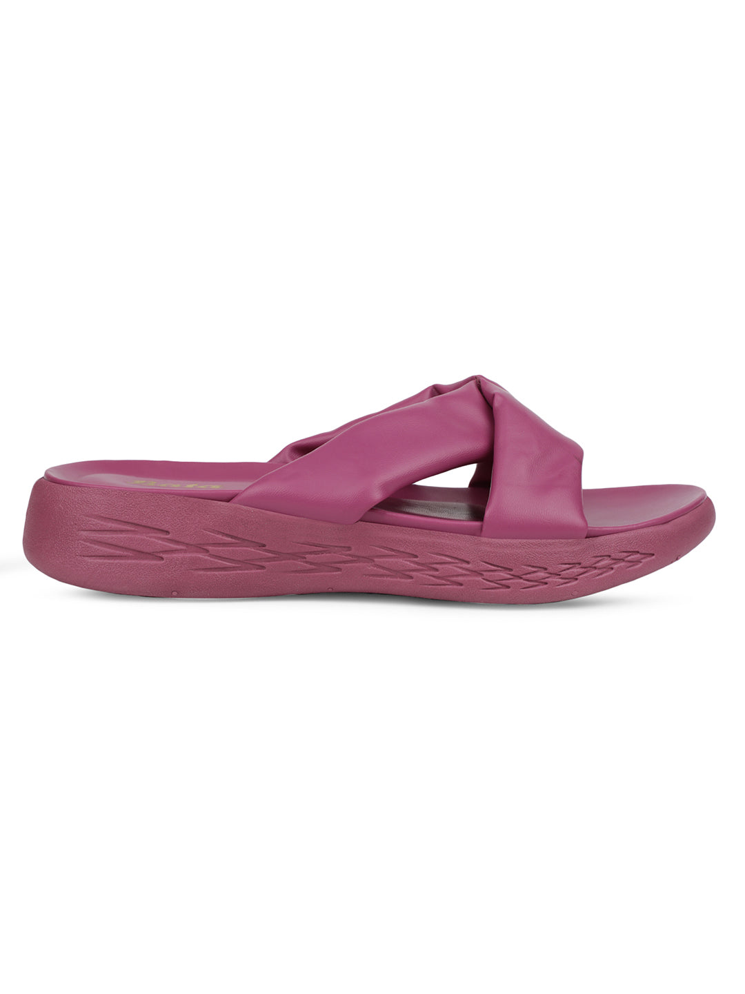 Bata Women's Pink Casual Mule Slippers - Pink