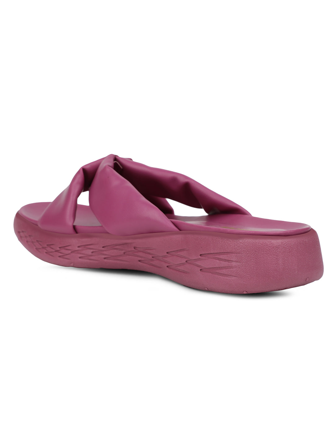 Bata Women's Pink Casual Mule Slippers - Pink