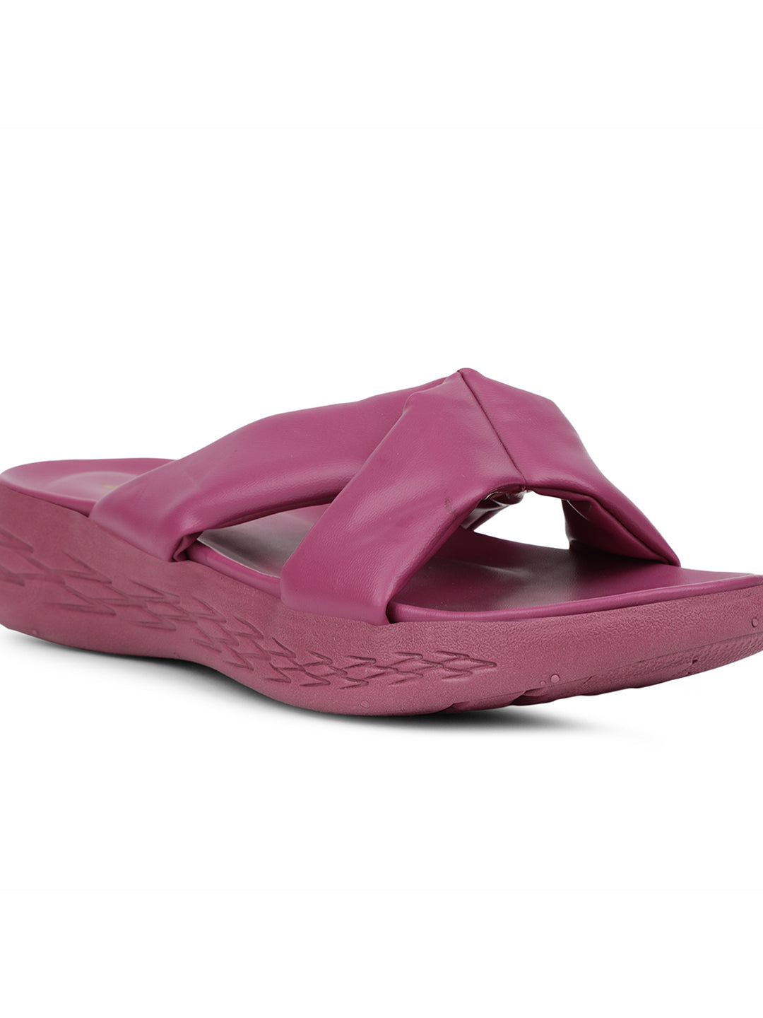 Bata Women's Pink Casual Mule Slippers - Pink