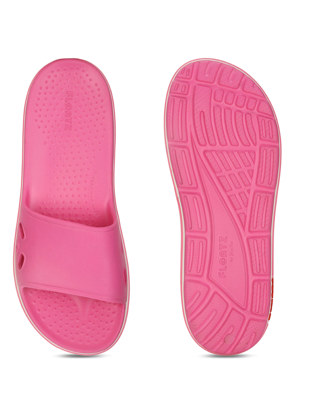 Floatz Women's Pink Casual Waterproof Sliders - Pink