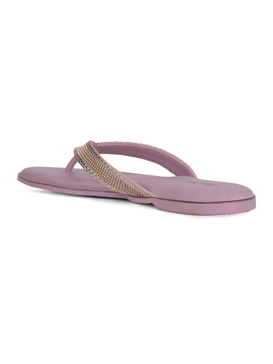 Bata Women Pink Casual Thong Flats - Pink - View 3