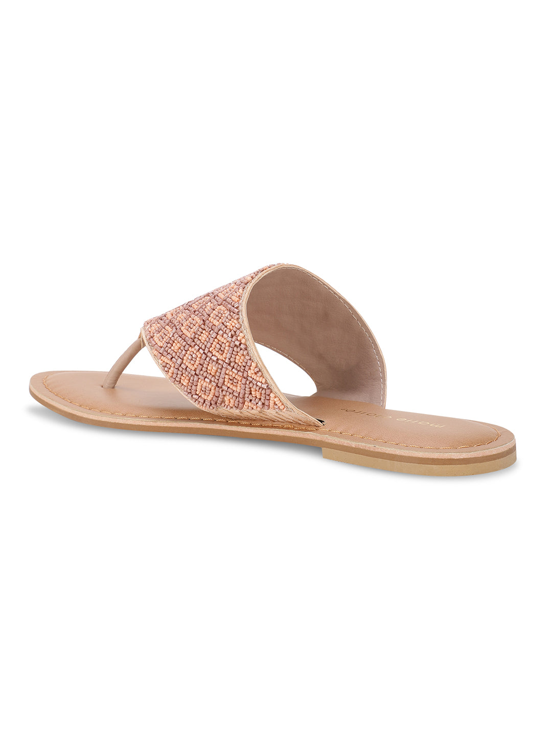 Marie Claire Women Rose Gold Casual Thong Flats - Rose Gold - View 3