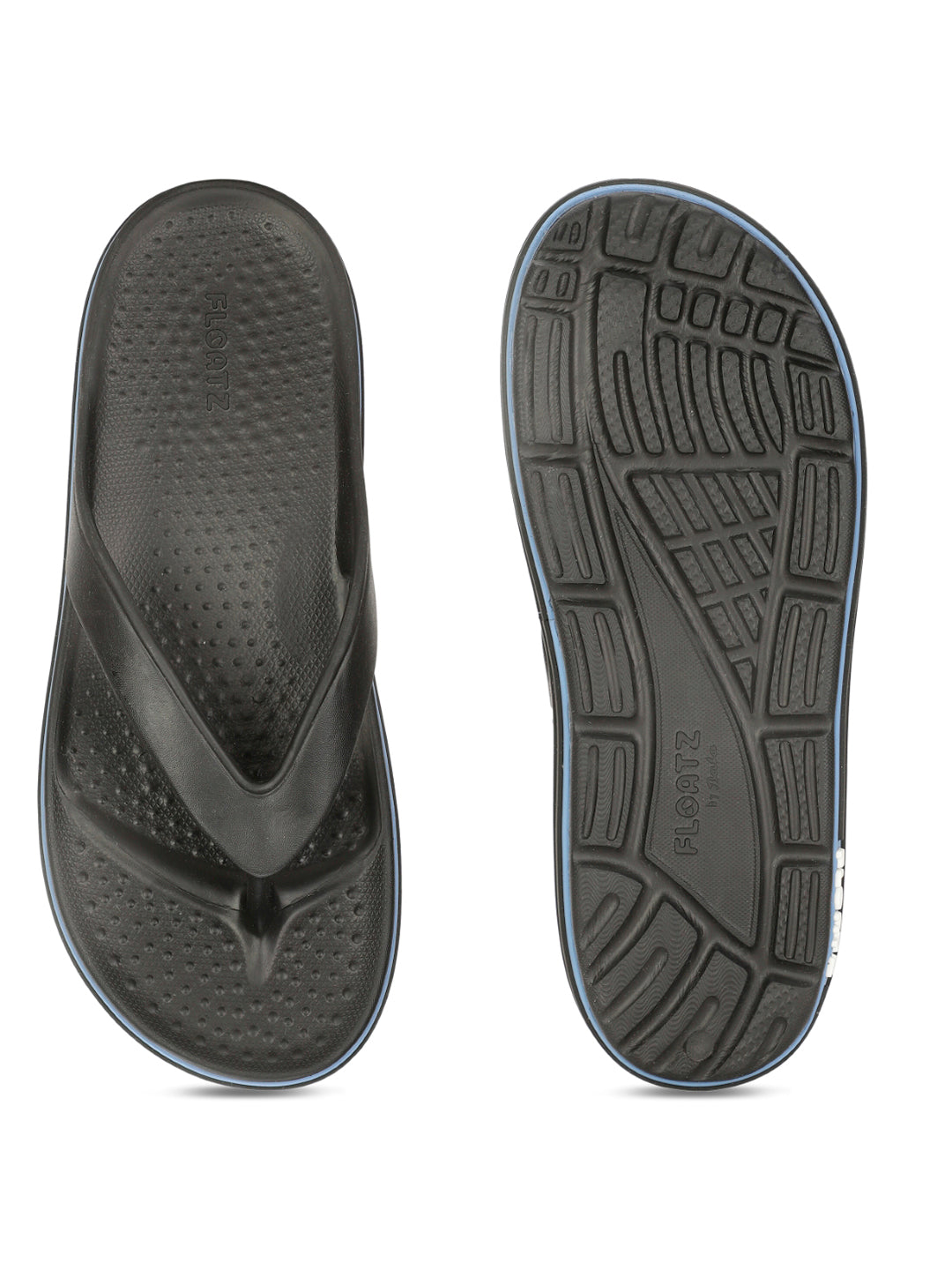 Floatz Women's Black Casual Thong Flip-Flops - Black