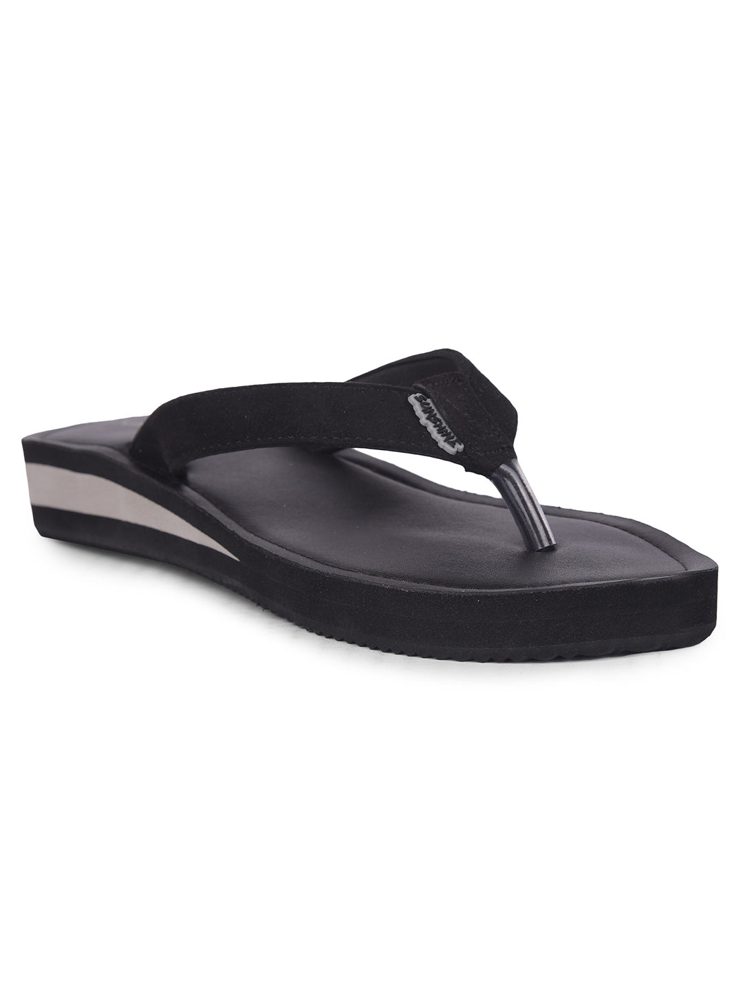 Bata Women Black Casual Flip-Flop - Black - View 1