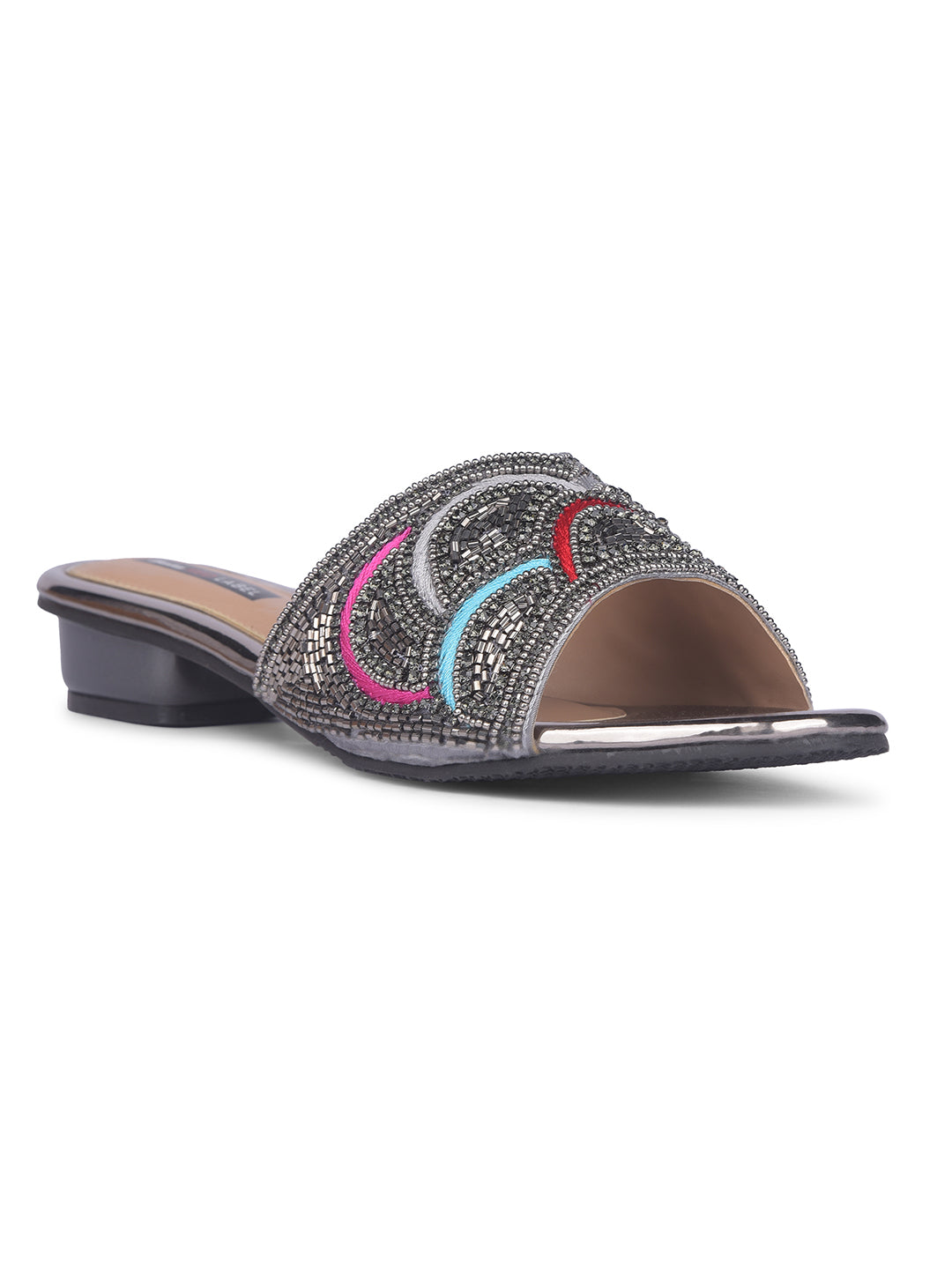 Bata Women Black Block Heel Mule Sandal - Black - View 1
