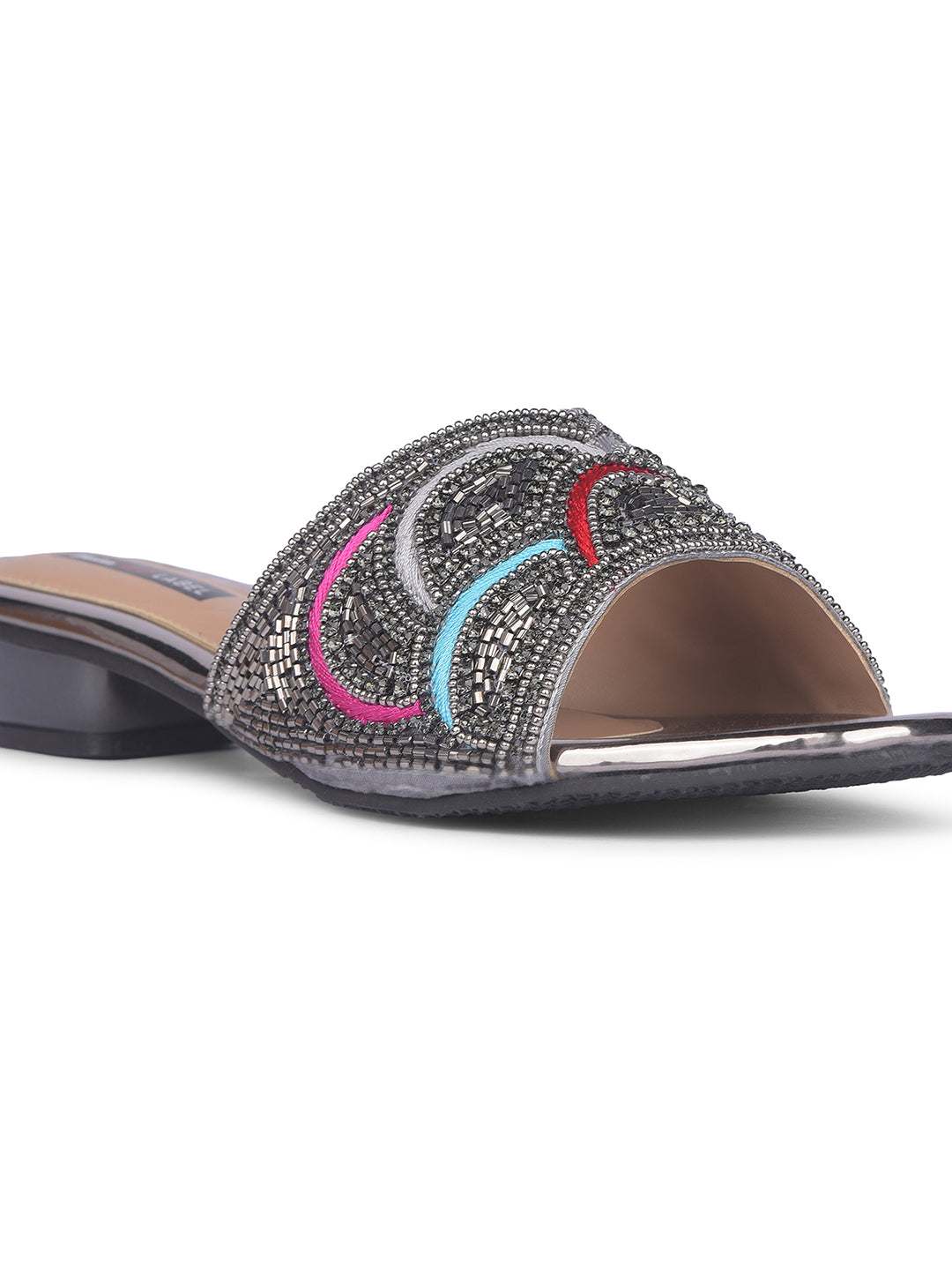 Bata Women Black Block Heel Mule Sandal - Black - View 5
