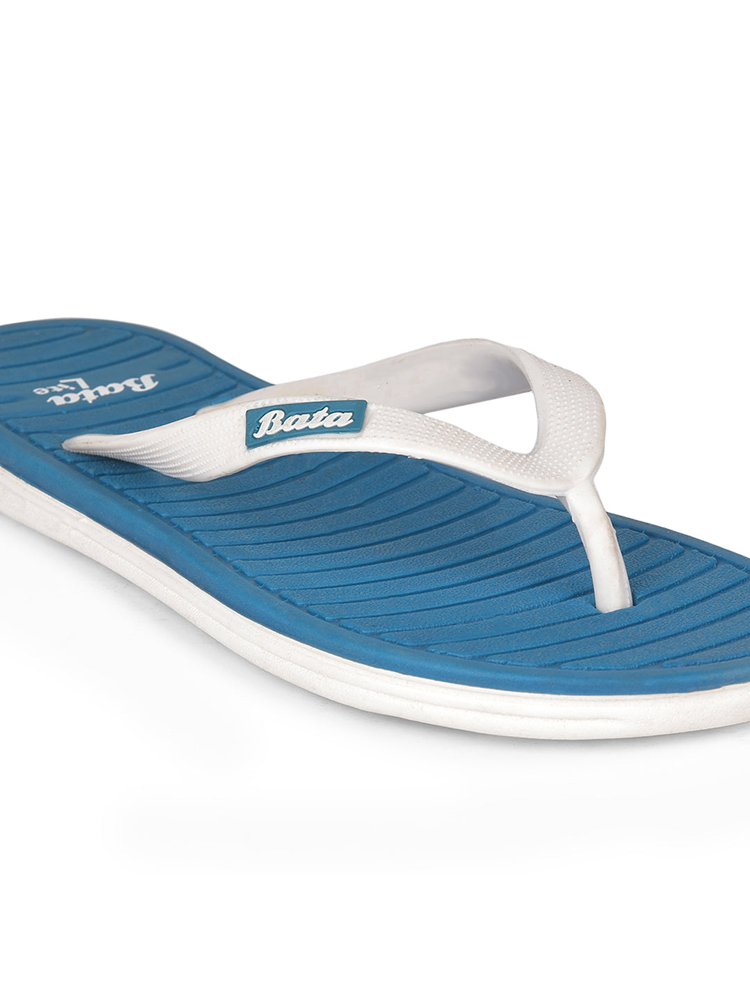 Bata Women's Blue Casual Flip-Flops - Blue