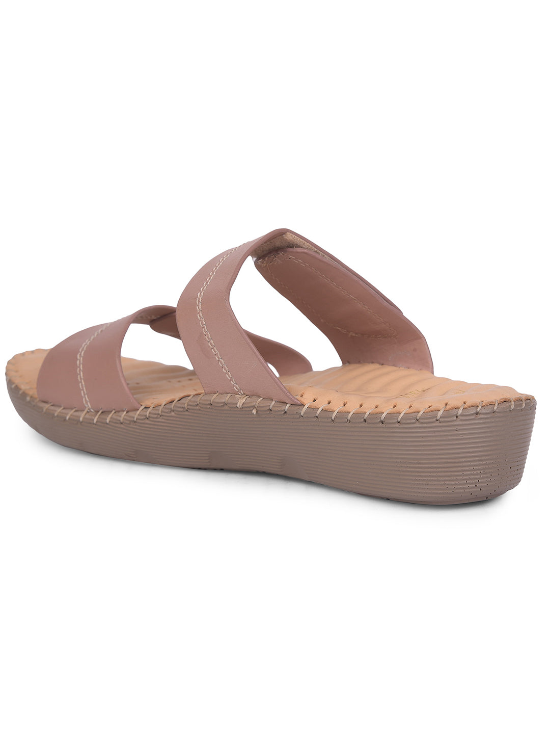 Scholl Women Nude Platform Heel Mule Sandal - Nude - View 3