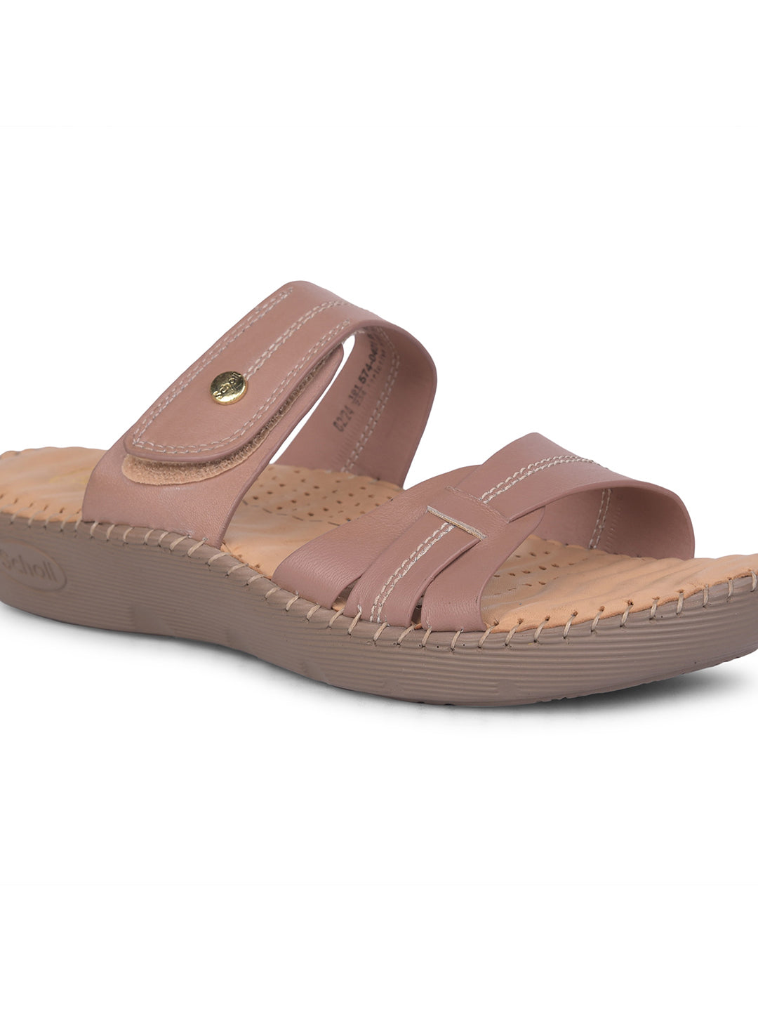 Scholl Women Nude Platform Heel Mule Sandal - Nude - View 5