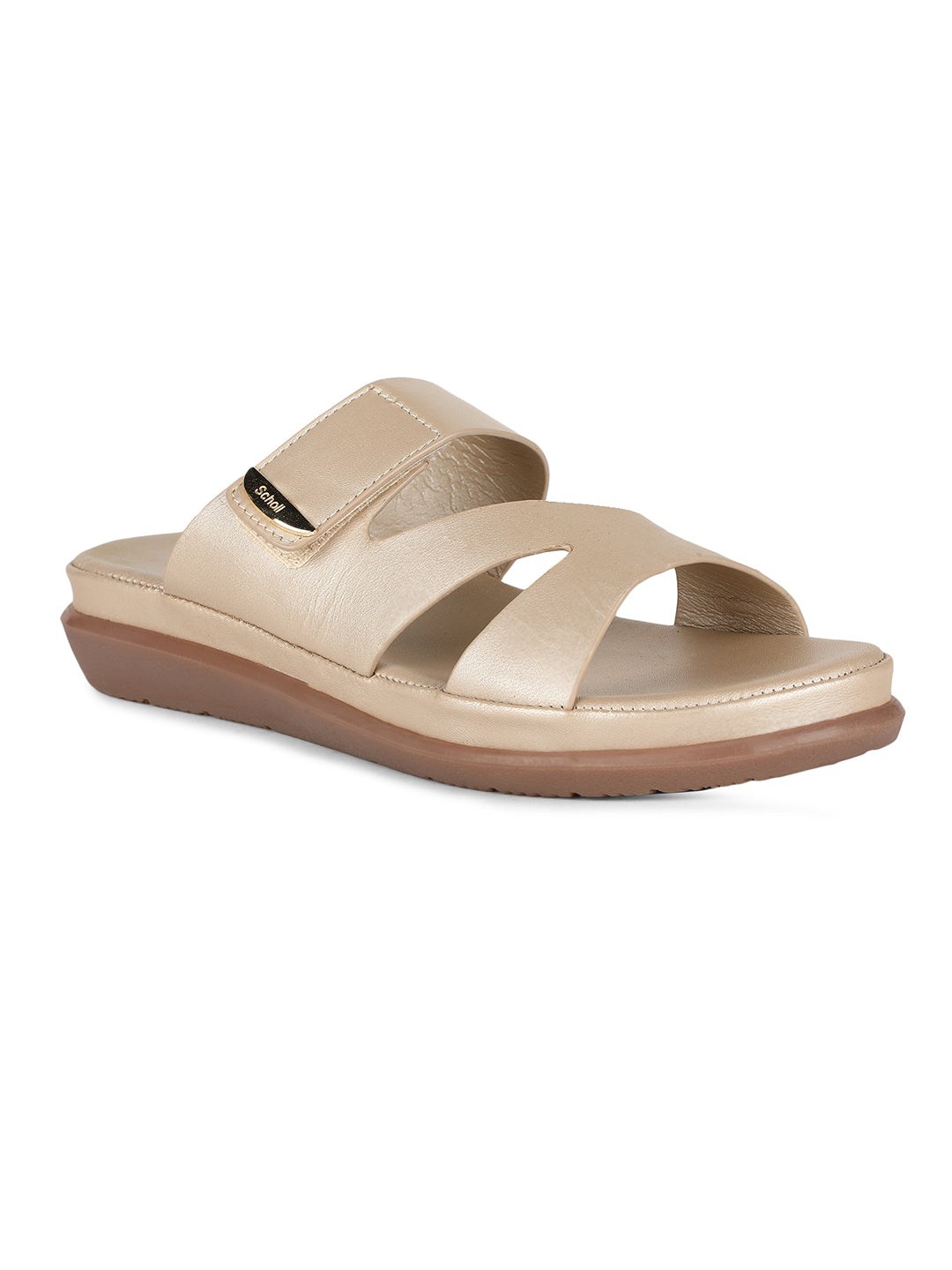 Scholl Women Off White Platform Heel Mule Sandal - Off White - View 1