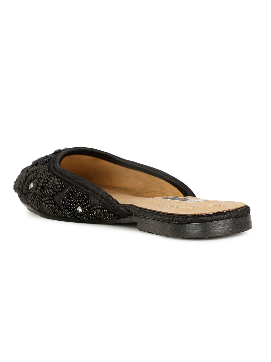 Bata Women's Black Flat Ballerina Shoes - Black