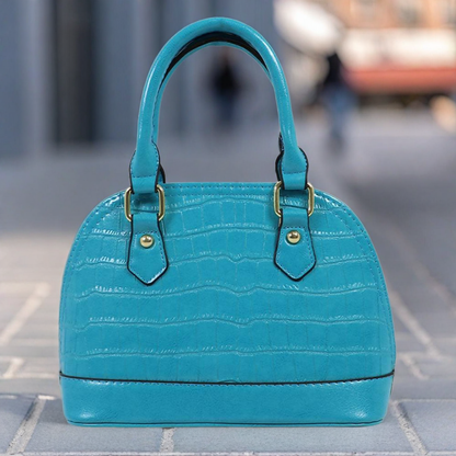 Elegant Croc-Texture Handbag – Stylish & Versatile Bag for Women
