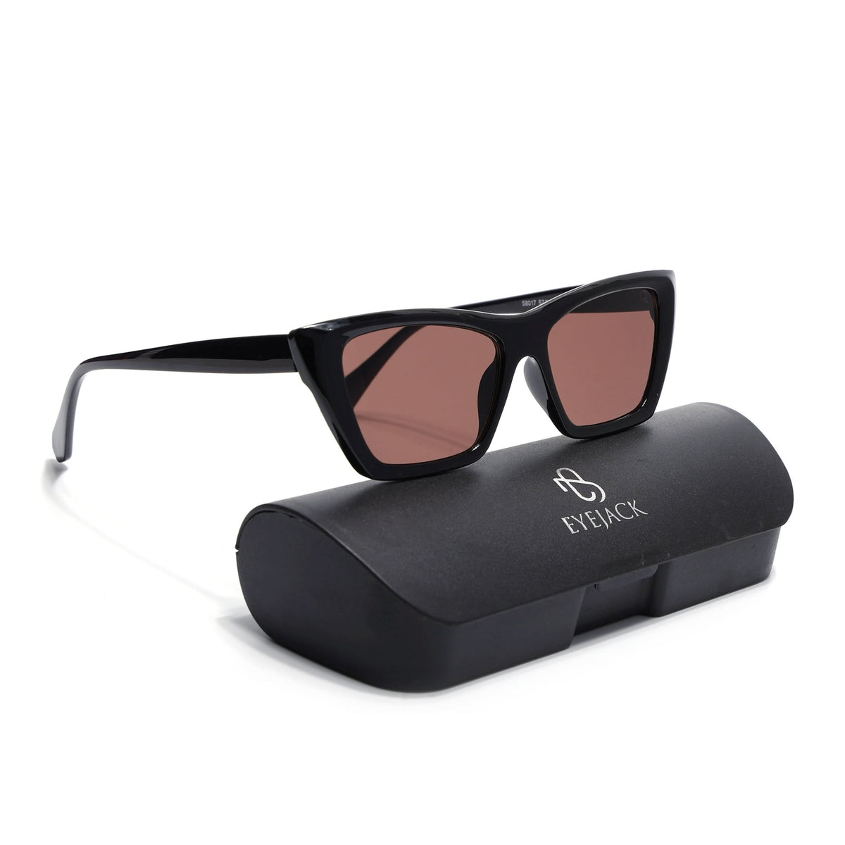 Eyejack Black Cateye Sunglasses for Men and Women - Style 1107 - view 8