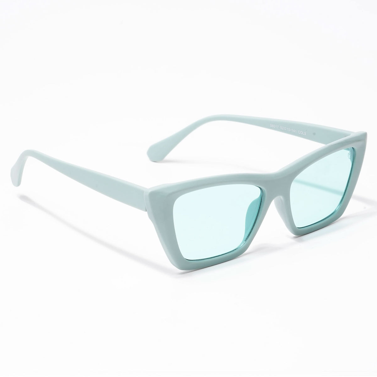 Eyejack Matte Green Cateye Sunglasses for Men and Women - view 2