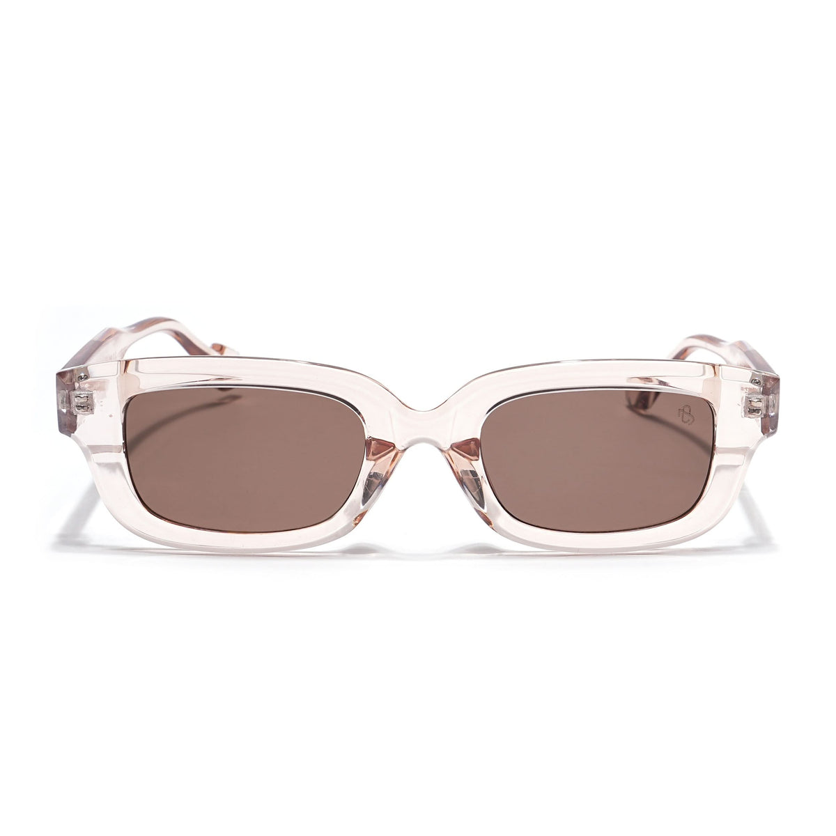 Eyejack Brown & Transparent Wayfarer Sunglasses for Men and Women - view 4