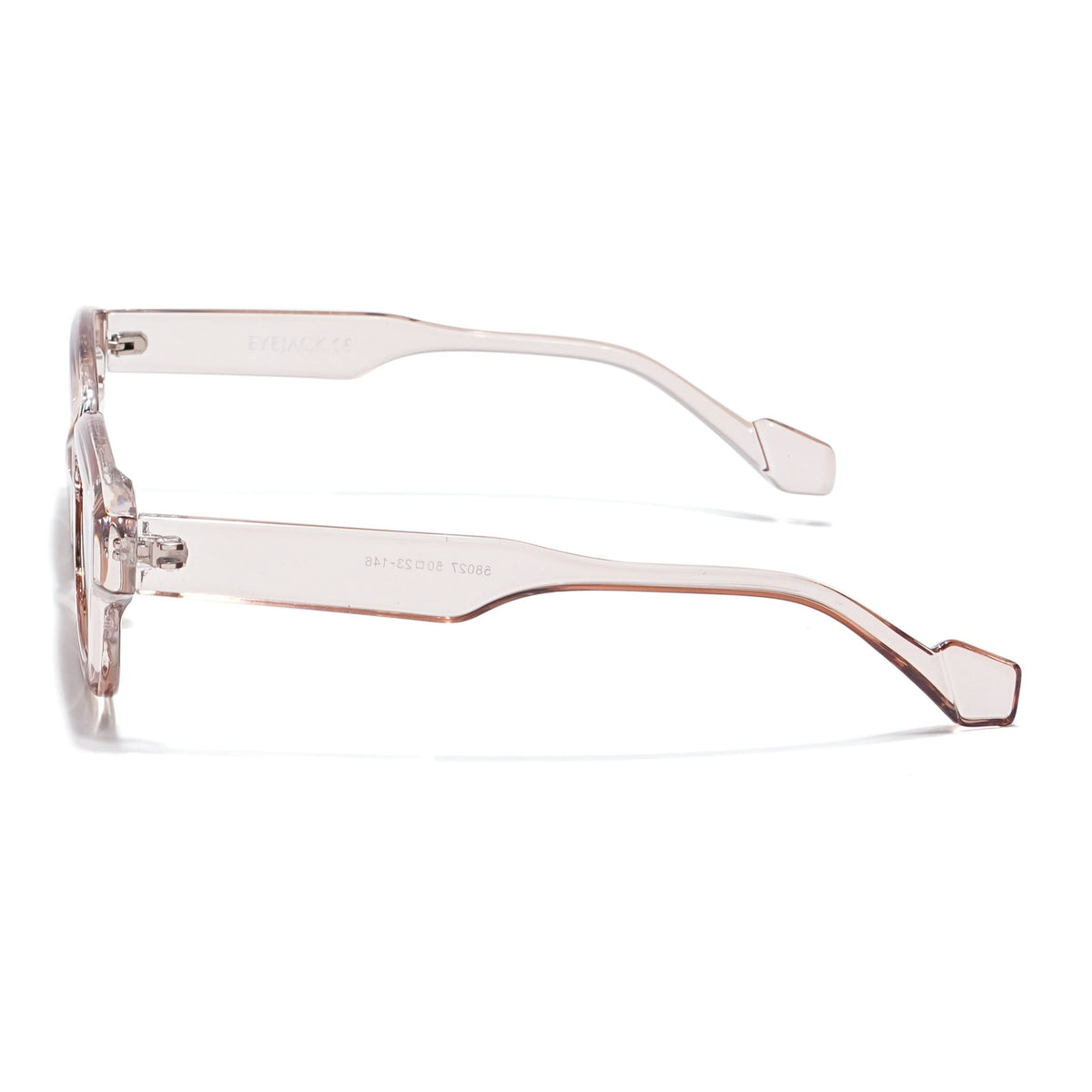 Eyejack Brown & Transparent Wayfarer Sunglasses for Men and Women - view 7