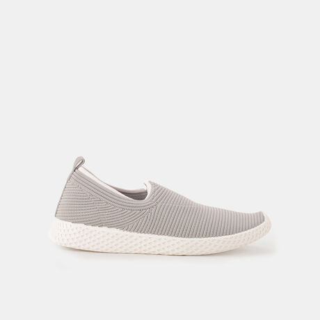 Bata Women Grey Casual Slip-on Shoes