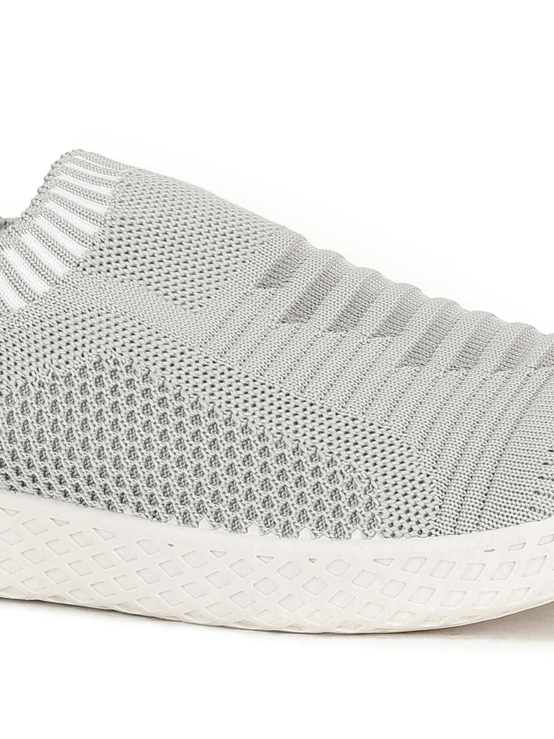 Bata Women Grey Casual Slip-on Shoes - Grey - View 5