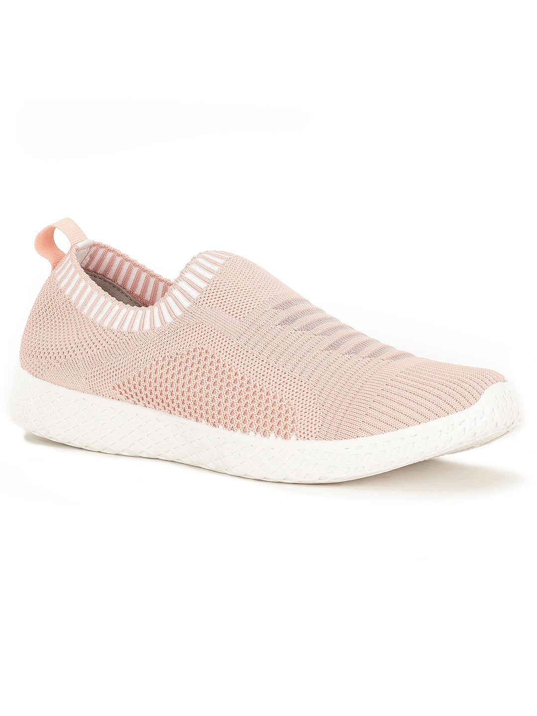 Bata Women Peach Casual Slip-on Shoes - Peach - View 1