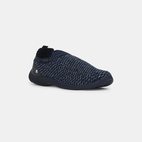 Bata Women Navy Blue Casual Slip-on Shoes